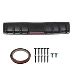 For Infiniti G37 G35 Sedan Rear Bumper Diffuser 6 Shark Fin Splitter Lip Spoiler