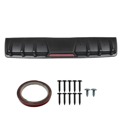For Infiniti G37 G35 Sedan Rear Bumper Diffuser 6 Shark Fin Splitter Lip Spoiler