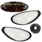 Headlight Lens Shell+Sealant Glue For Porsche Panamera 970 2014-16