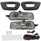 Left & Right Fog Lights W/Bezels Covers+Bulbs+Wiring For Ford Transit 2020-2024