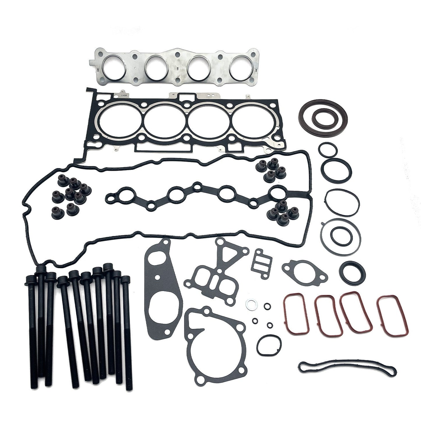 For Hyundai Sonata KIA Forte Soul 2.0L Engine Gasket Seal Kit w/ Head Bolts G4KH