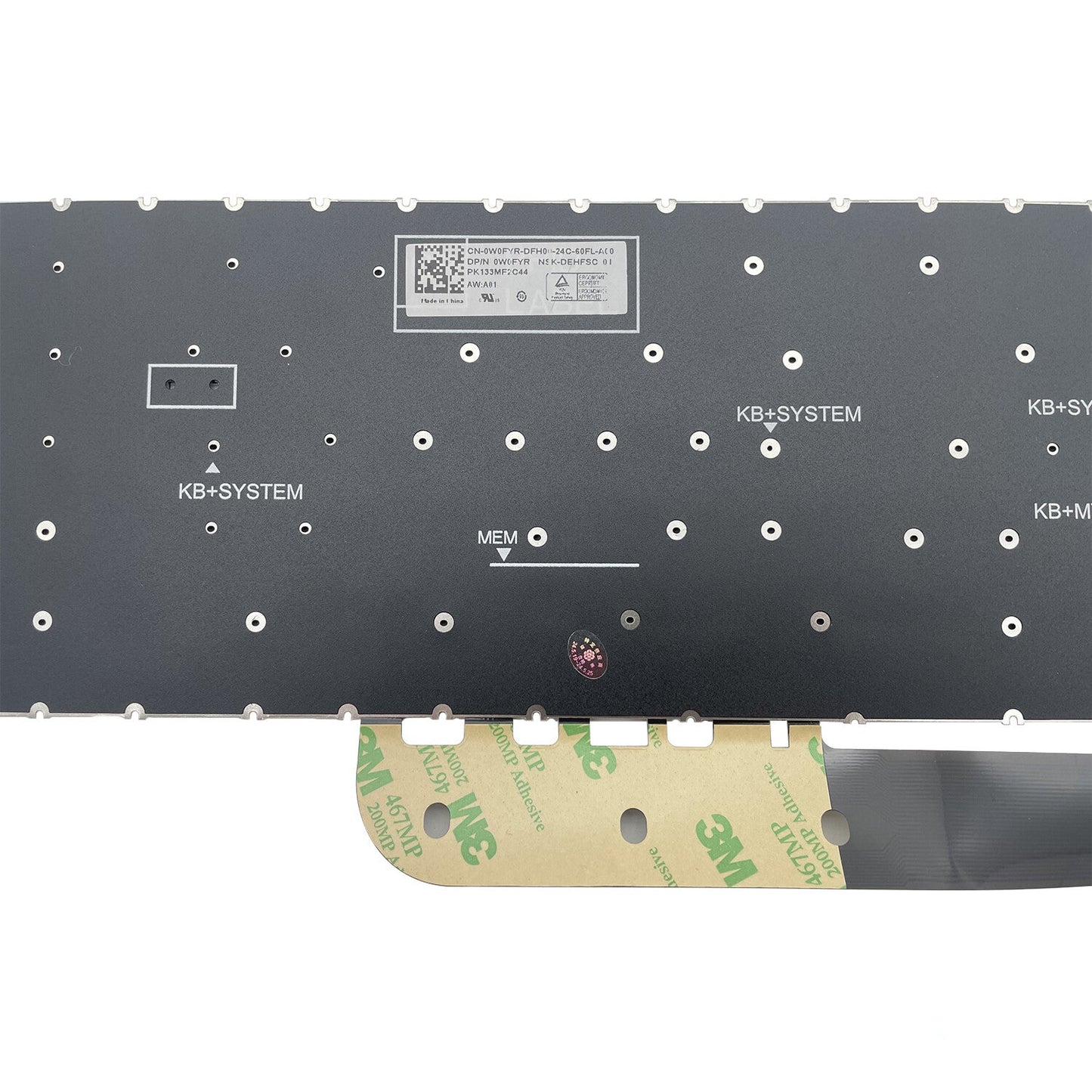 New For Dell Inspiron 3515 3520 3525 15Pro 5510 5515 5518 US Keyboard No-Backlit
