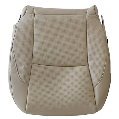Leather Passenger Bottom Perforated Seat Cover Tan for Lexus ES350 2007 2012
