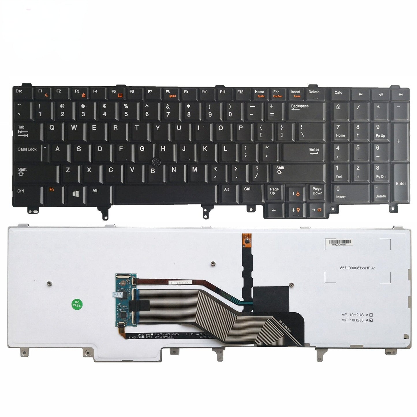 New Backlit Keyboard For Dell Precision M4600 M6600 M4700 M6700 PK130FH1B00 54JN