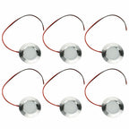 6X 12V LED Lights Recessed Ceiling light For RV Camper Interior Cool White 6400K