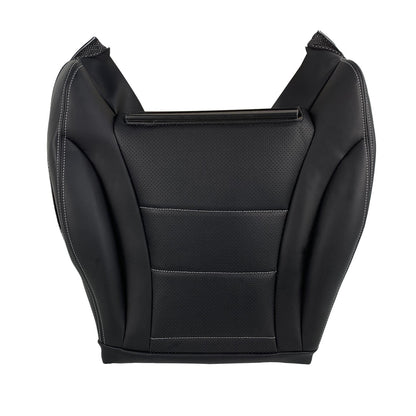 Driver Side Bottom Leather Seat Cover Black For 2015-2021 Mercedes Benz C300