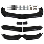 For Chrysler 300 2006-2019 Front Bumper Lip Splitter Spoiler Chin Kit Gloss Blk