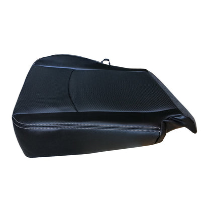 For 2013-2018 Dodge Ram 1500 2500 Laramie Driver Bottom Leather Seat Cover Black