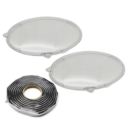 A Pair Front Headlight Lens Cover For 2020-2022 2023 Mercedes-Benz G-Class W464