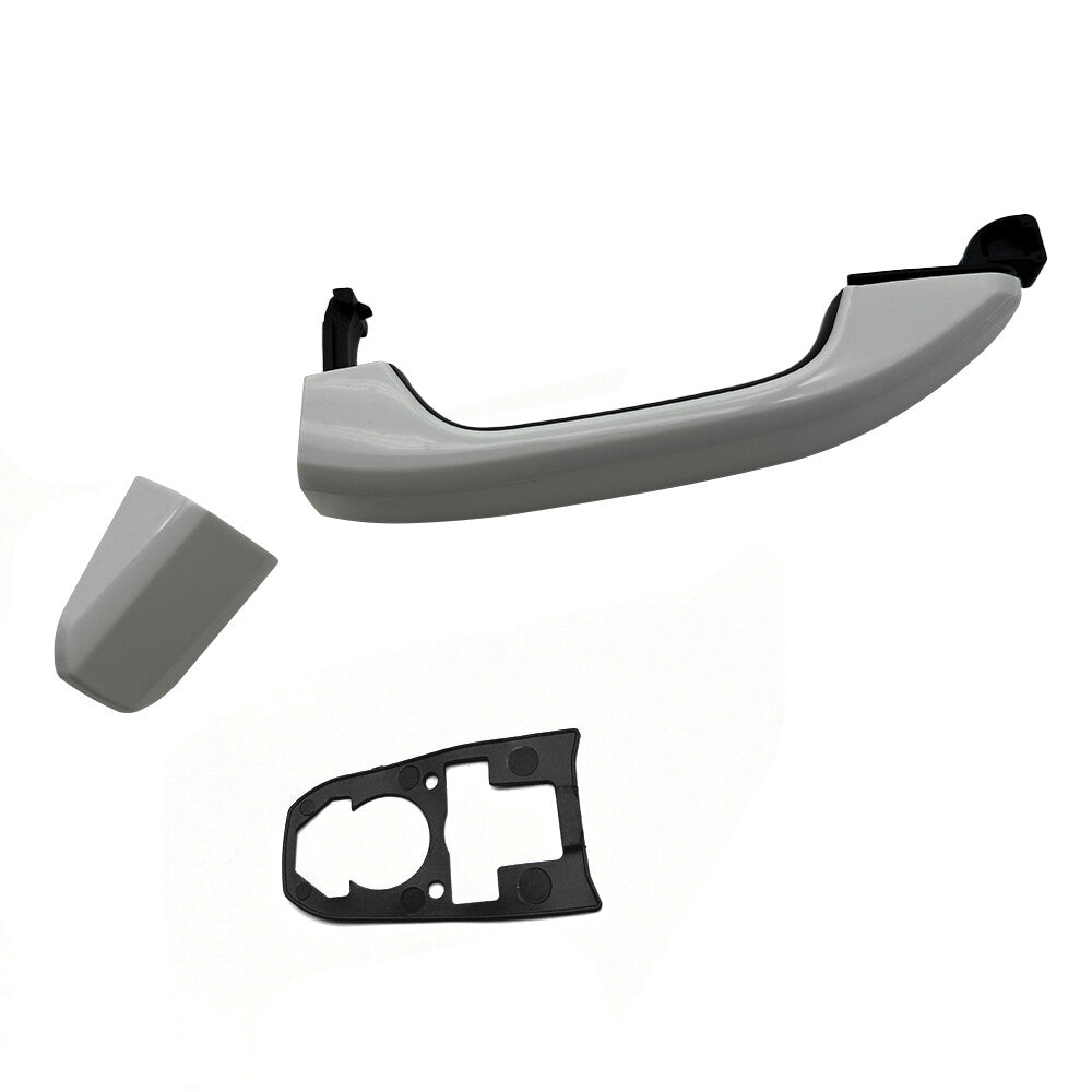 Rear Left Right Olympic White Door Handle for Chevrolet Silverado 2014 2019