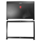 New LCD Back Cover+Front Bezel For MSI GL72 GP72 MS-1795 MS-1796 MS-1799 MS-179B