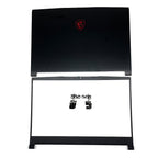 New For MSI GF63 GF63VR 8RC 8RD MS-16R1 MS-16R4 Top Back Cover & Bezel Hinges US