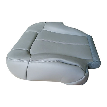 Driver Side Leather Bottom Seat Cover Gray For 1999 2000 2001 2002 GMC Sierra