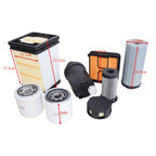 Filter Kit For Bobcat S450 S510 S530 S550 S570 T450 T630 T550 T590 T595