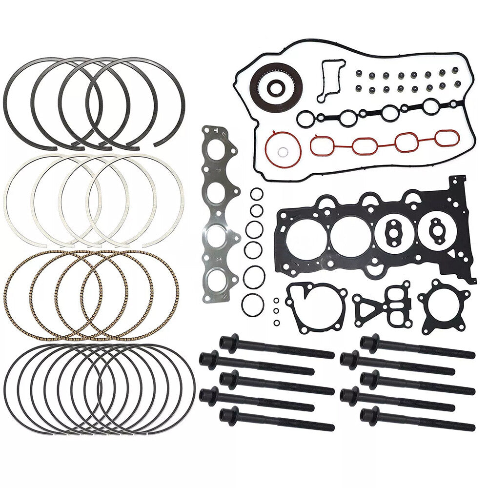Head Gasket Bolts&Piston Rings Set For Hyundai Kia Accent Rio 1.6L L4 2012-2016