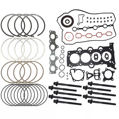 Head Gasket Bolts&Piston Rings Set For Hyundai Kia Accent Rio 1.6L L4 2012-2016
