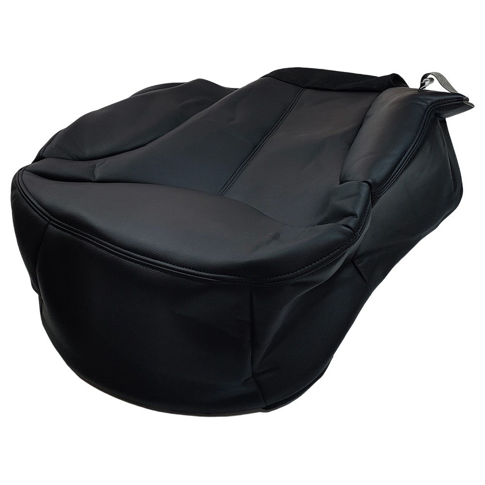 Driver Side Bottom Leather Cover Black For 1999-2002 GMC Sierra 1500 2500