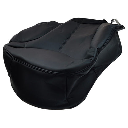 Driver Side Bottom Leather Cover Black For 1999-2002 GMC Sierra 1500 2500