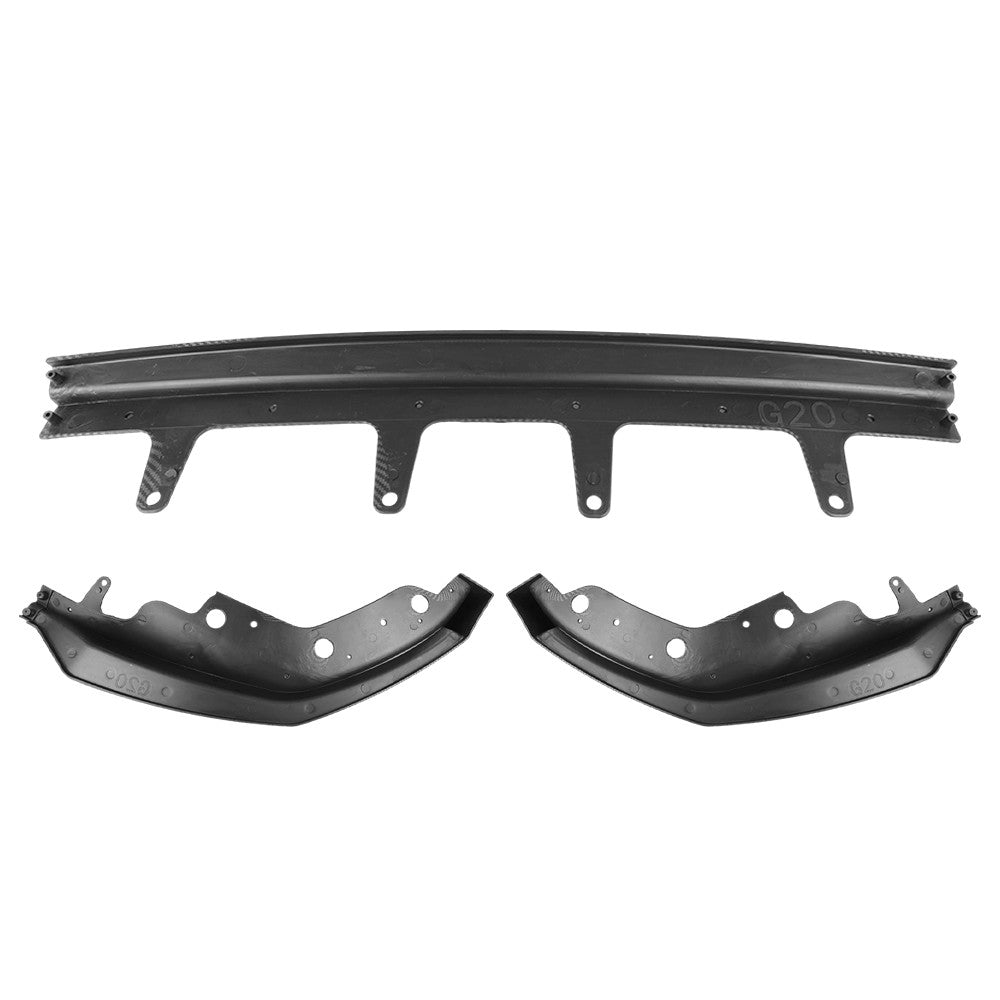 Carbon Fiber Style M Front Bumper Lip For 2019-22 Bmw G20 3 SERIES 330I M340I