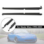 Left & Right Door Glass Window Weatherstrip Seals Set For Mazda Miata 2002 LS