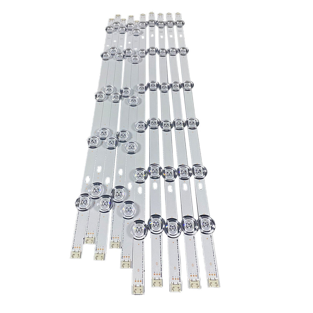 LED Backlight Strips (10) For LG 55LB5900-UV 55LF6000-UB 55LF6100-UA T550HVF04.2