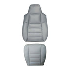 For 2002-2007 Ford F250 F350 Super Duty Driver Side Leather Seat Cover Gray