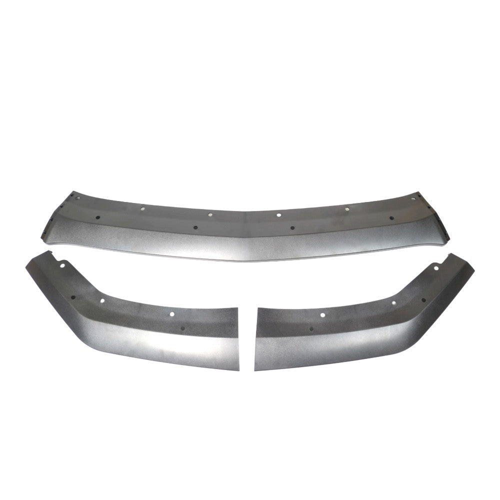 For 24-25 Ford Mustang G-Style Unpainted Black Front Bumper Lip Body Kit Spoiler