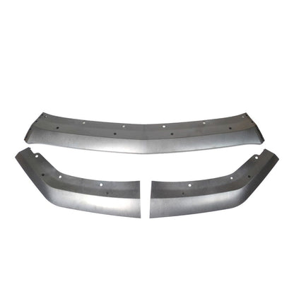 For 24-25 Ford Mustang G-Style Unpainted Black Front Bumper Lip Body Kit Spoiler
