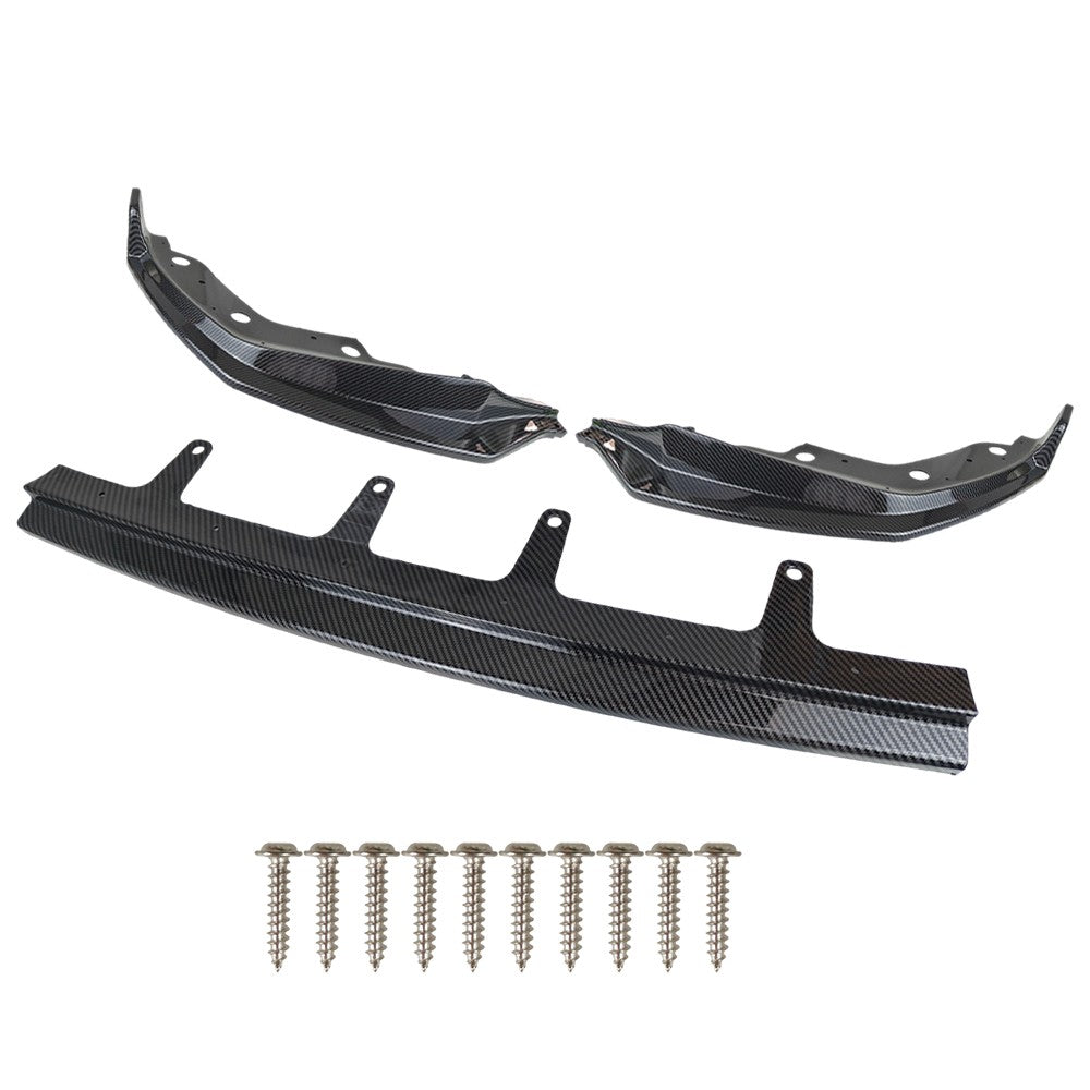 Carbon Fiber Style M Front Bumper Lip For 2019-22 Bmw G20 3 SERIES 330I M340I
