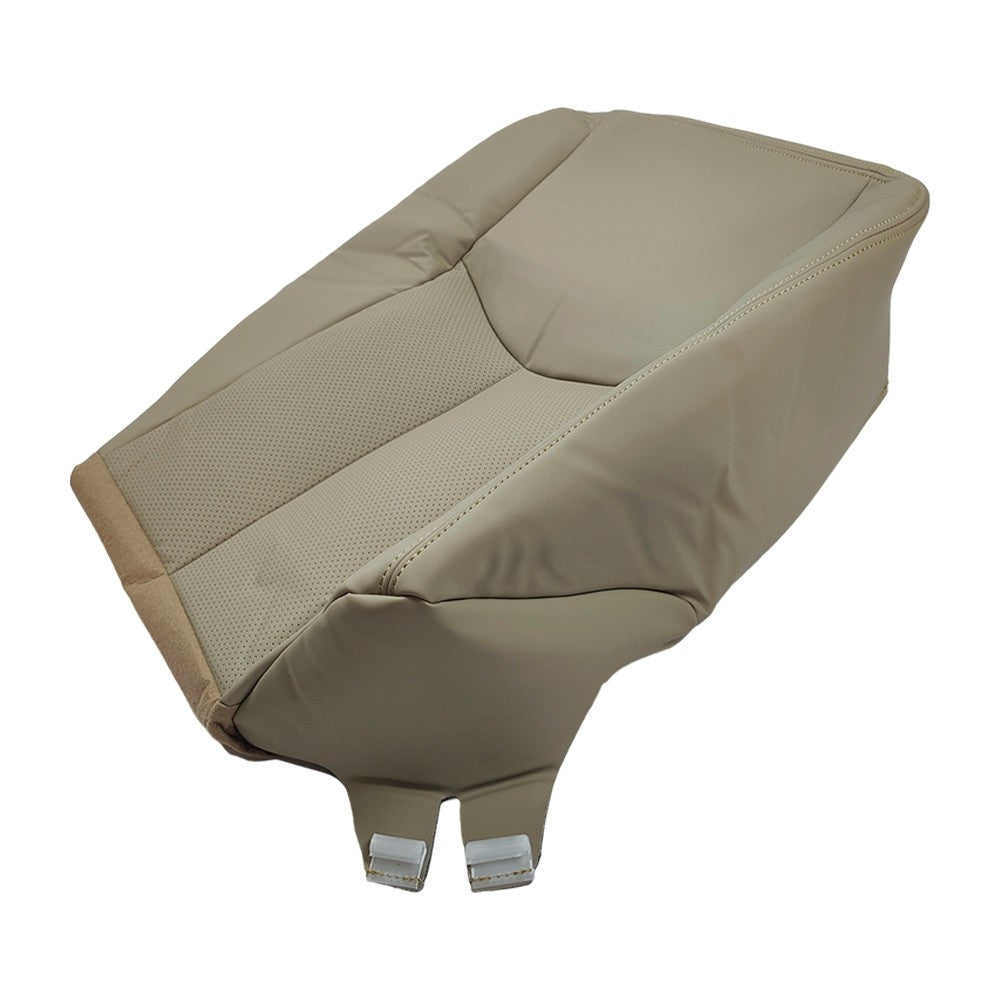 For 2005-2006 Cadillac Escalade Driver & Passenger Bottom Leather Seat Cover Tan