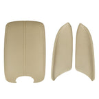 Door Armrest Hand Leather Arm Rest Cover & Base Lid Beige For Honda Accord 08-12