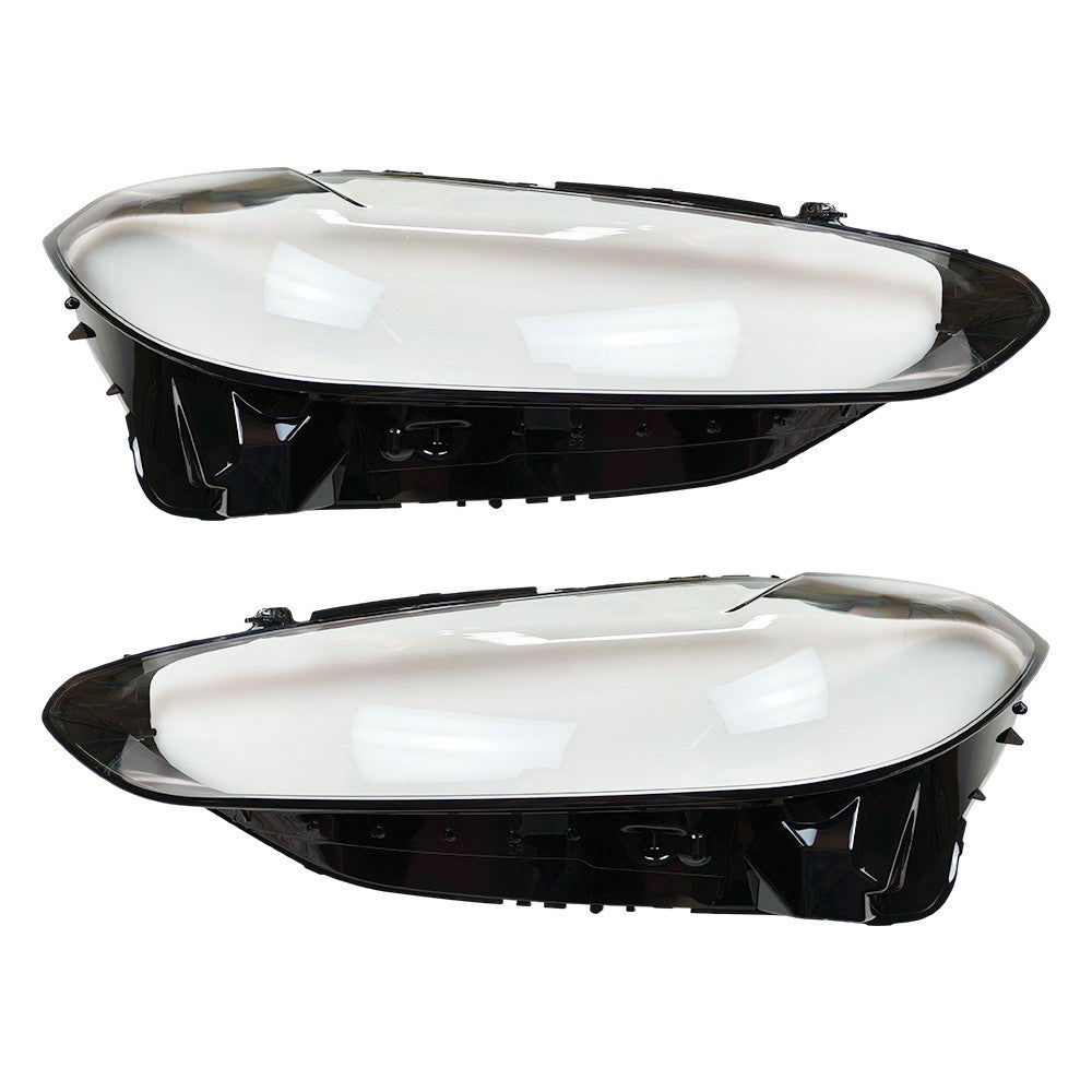 For BMW 4 Series G22 G23 2020-2022  Front Headlamp Lens Cover+Glue