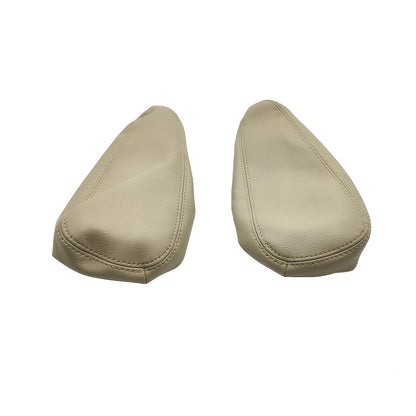 2pcs For 2003 2004 2005-2009 Lexus GX 470 Seat Armrest Leather Cover Beige