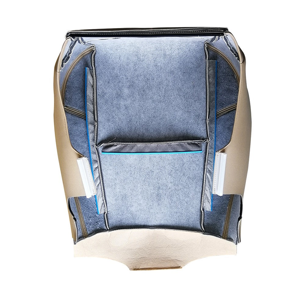 Driver $ Passenger Seat Bottom Leather Covers For 2007 - 2014 Cadillac Escalade