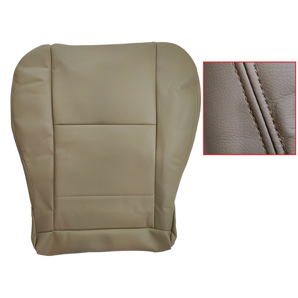 For 2000-2004 Toyota Tundra Sequoia Driver Side Bottom Leather Seat Cover Tan