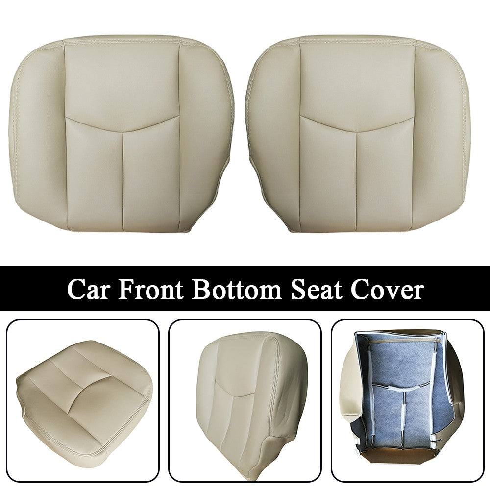 Driver & passenger Bottom Leather Seat Covers For 2003-2006 Tahoe Suburban Yukon