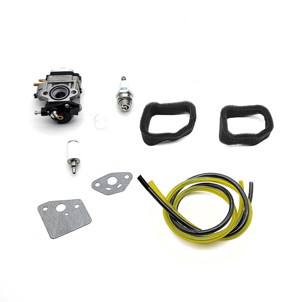 Carburetor Kit For Ryobi RY25AXB 25cc Gas Jet Fan Blower W/Gasket Fuel Line US