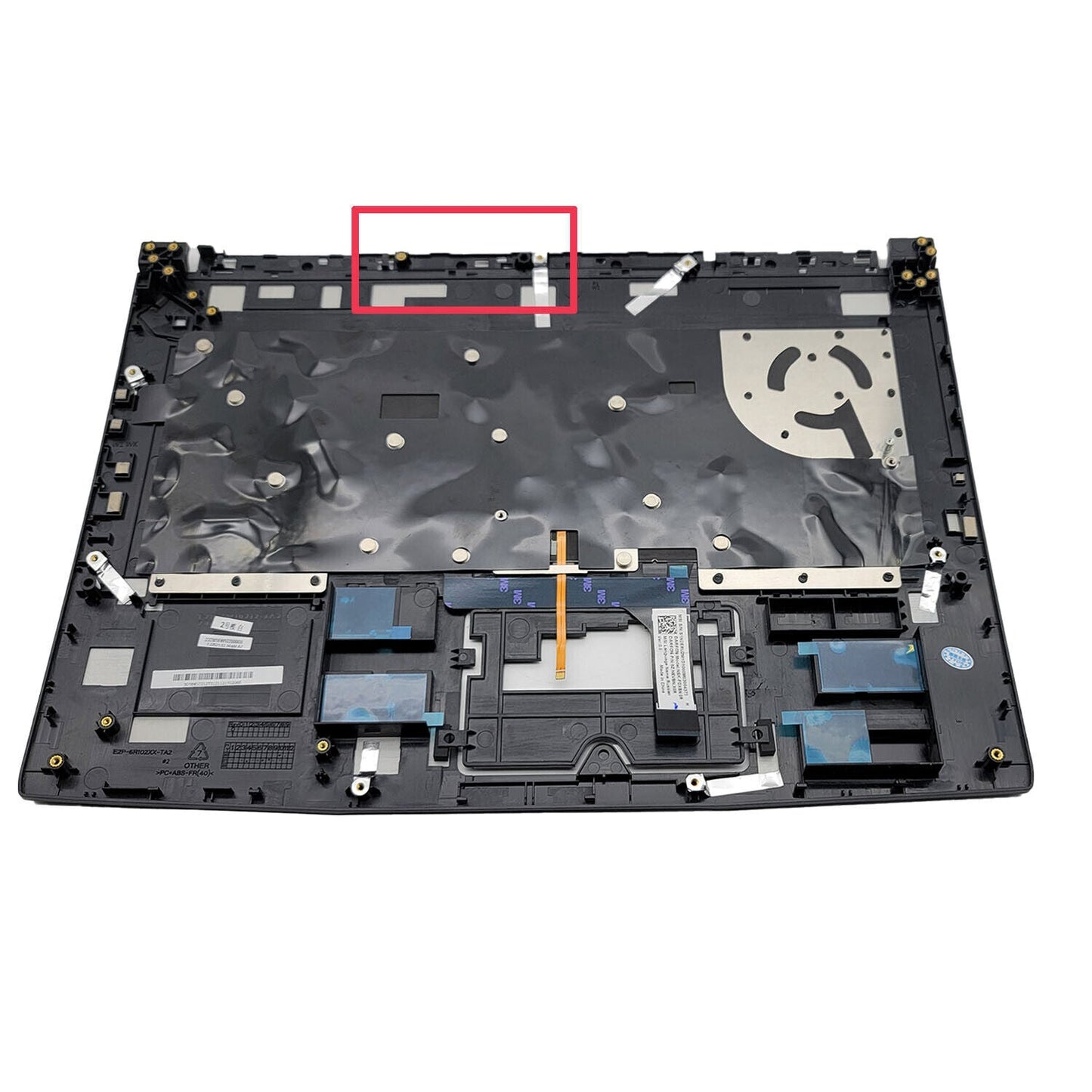 For MSI GF65 9SD 9SE 10SD MS-16W1 Palmrest Backlit Keyboard Upper Case Black US