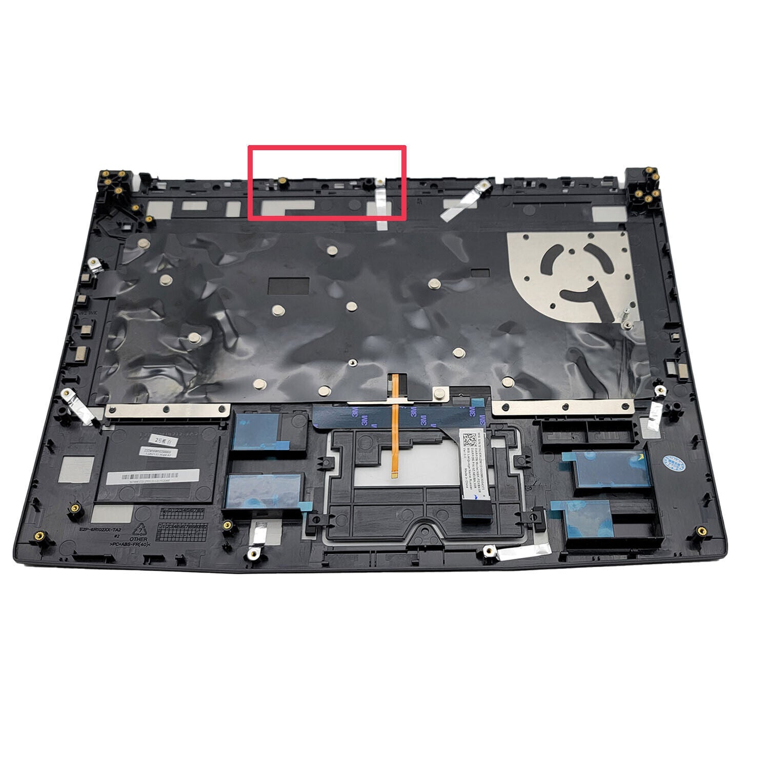 For MSI GF65 9SD 9SE 10SD MS-16W1 Palmrest Backlit Keyboard Upper Case Black US
