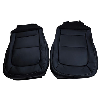 Driver & Passenger Bottoms Leather Cover For 2015 2016 - 2022 GMC Canyon SLT