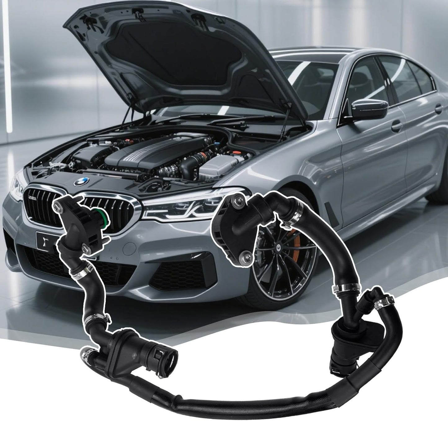 11158635529 Crankcase Ventilation Hose Vent For BMW 750Li xDrive 750i 750X G12