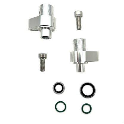 LS Swap AC Compressor Adapter Fittings For Denso 10S17F & 10S20F
