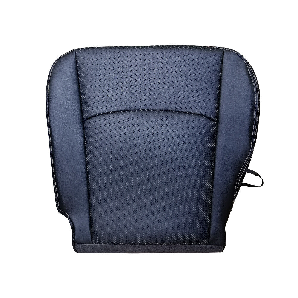 For 2013-2018 Dodge Ram 1500 2500 Laramie Driver Bottom Leather Seat Cover Black