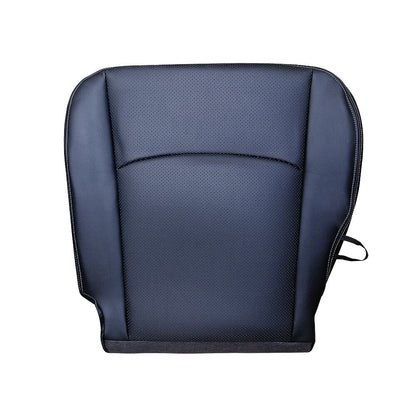 For 2013-2018 Dodge Ram 1500 2500 Laramie Driver Bottom Leather Seat Cover Black