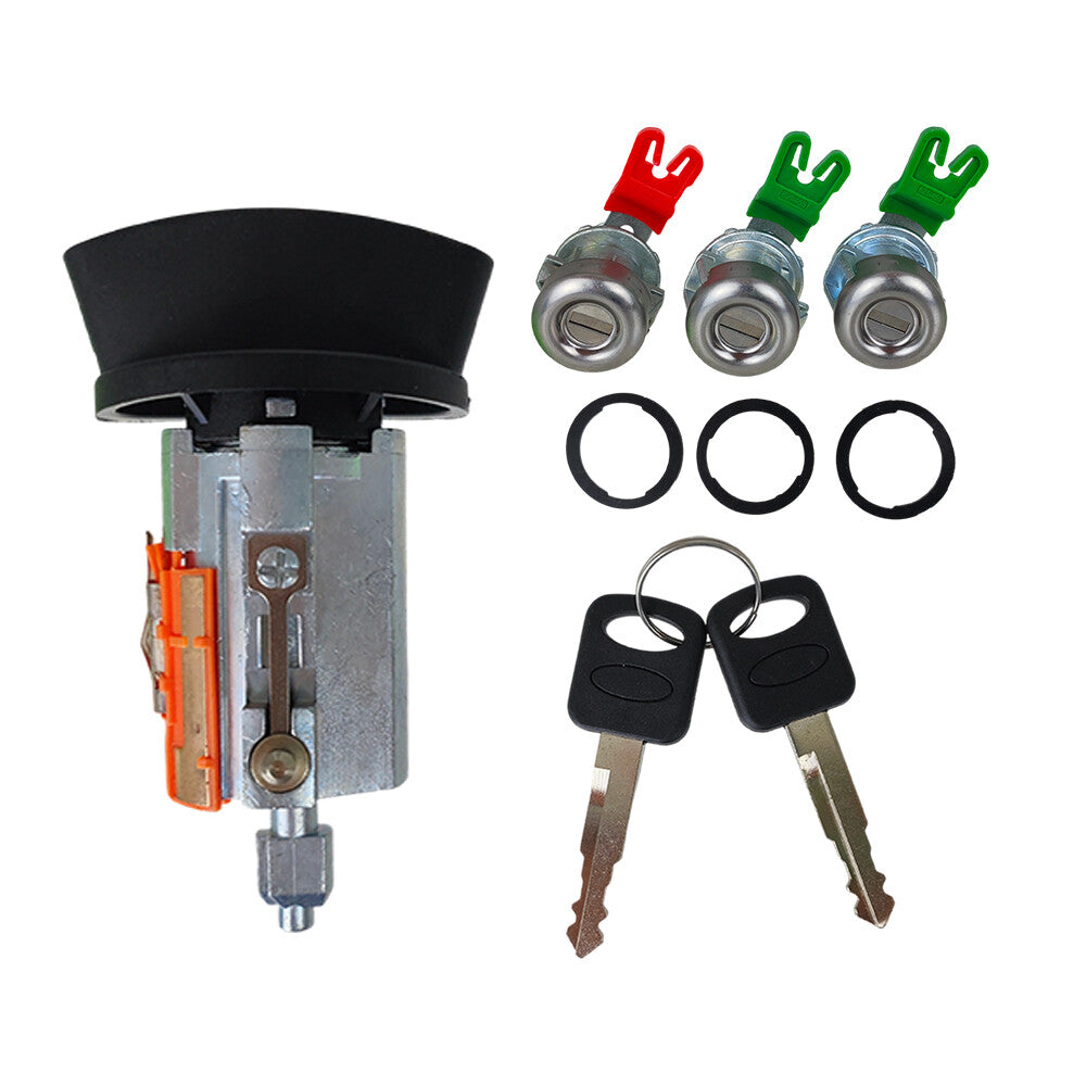 For 1998-2007 Ford F150 F350 F450 F250 Ignition & Door Lock Cylinder and 2 Keys