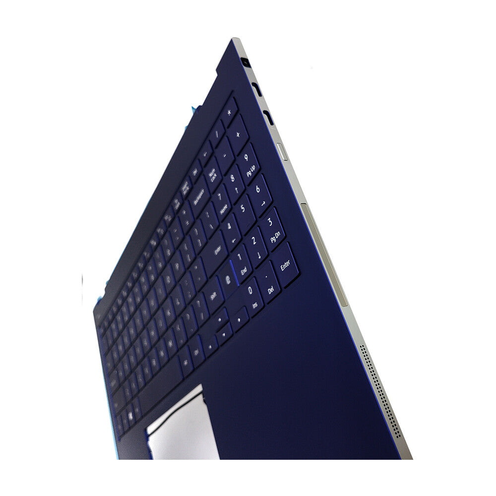 New For Samsung Galaxy Book Flex NP950QCG Palmrest Backlit Keyboard BA97-10860A