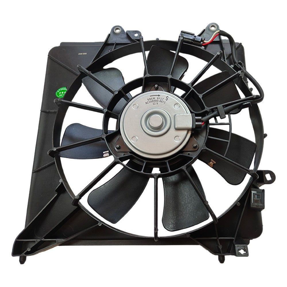 For Honda Fit 2009-2014 A/C Condenser Fan Assembly Passenger Side | Single Fan