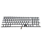 New Silver Keyboard Backlit For HP ENVY 17m-cg1013dx 17m-cg0013dx 17m-cg0xxx US