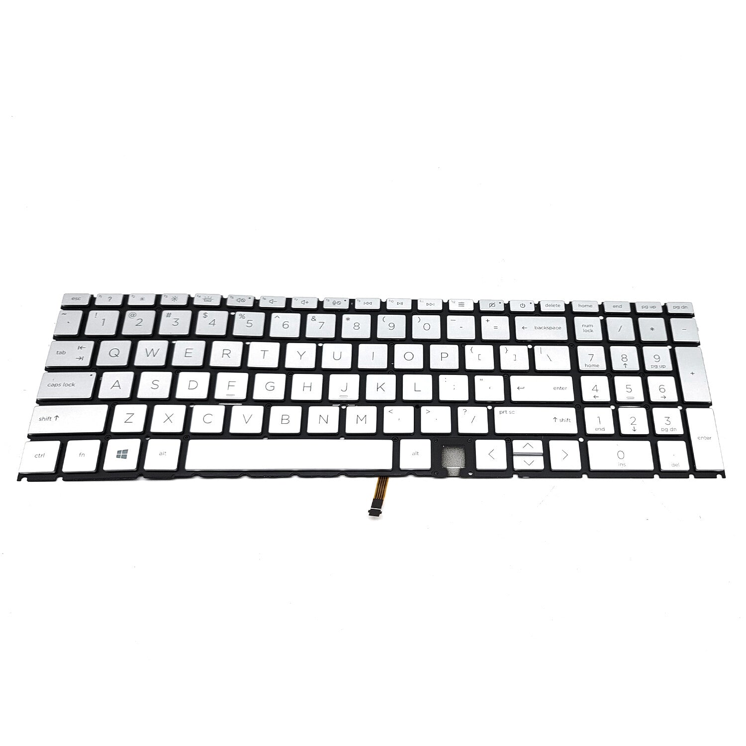 New Silver Keyboard Backlit For HP ENVY 17m-cg1013dx 17m-cg0013dx 17m-cg0xxx US