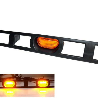 Front Hood Grille Amber LED Lights Assy w/Wire Harness For 12-15 Toyota Tacoma